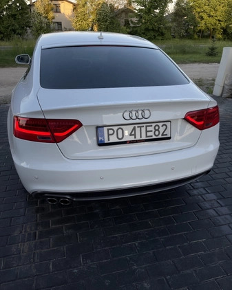 Audi A5 cena 63900 przebieg: 264386, rok produkcji 2015 z Poznań małe 211